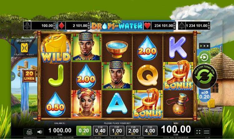 Amusnet Interactive releases first charity-oriented slot "Drops of Water"