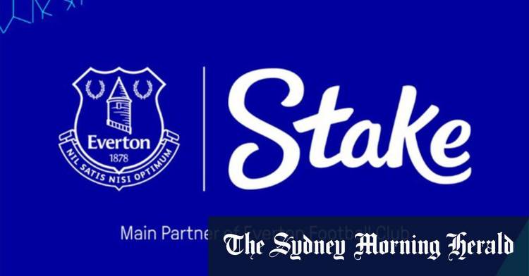 Aussie crypto casino Stake strikes record sponsorship deal with Everton FC