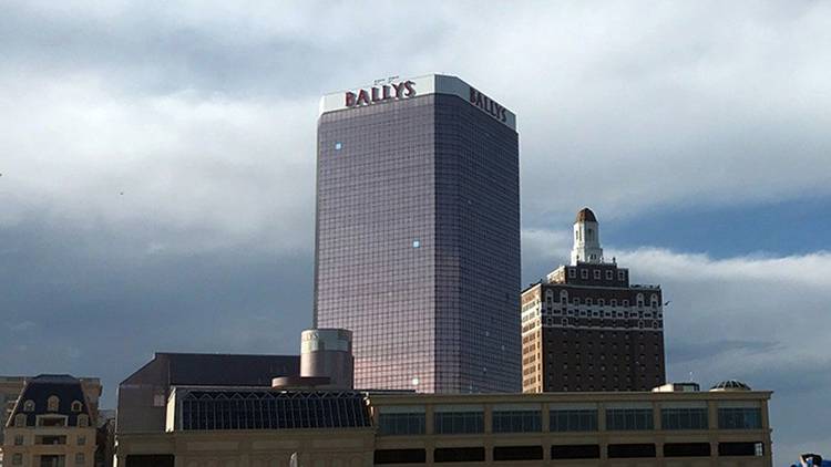Daytime view of the facade of Bally's