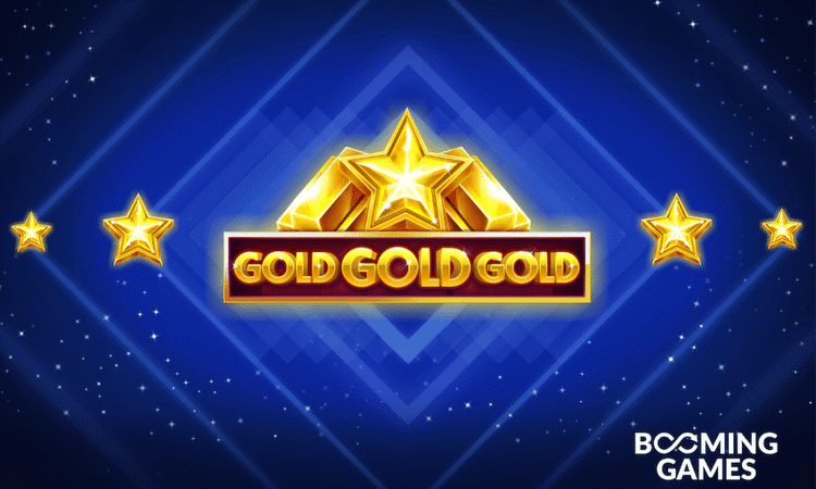 Be a winner and go for Gold Gold Gold in the latest slot from Booming Games