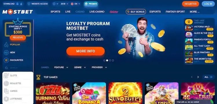 Mostbet - Online Casino in India Highly Rated for Casino Promotions