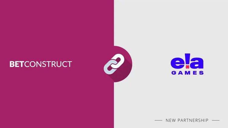 BetConstruct signs partnership with games supplier ELA Games
