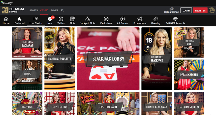 BetMGM Casino Ontario Launches Live Dealer Blackjack