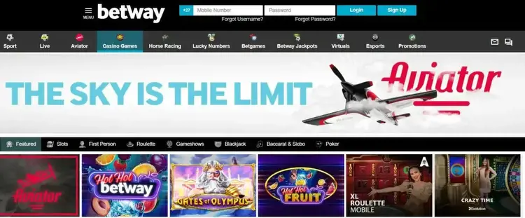 Betway Real Money Casino South Africa