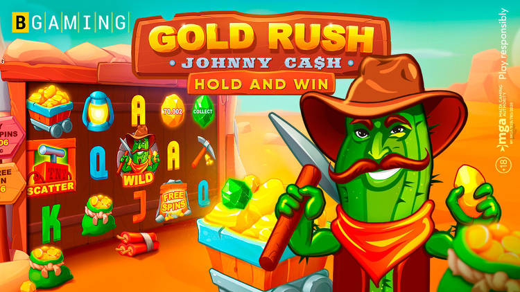 BGaming launches Wild West-themed adventure slot "Gold Rush with Johnny Cash"
