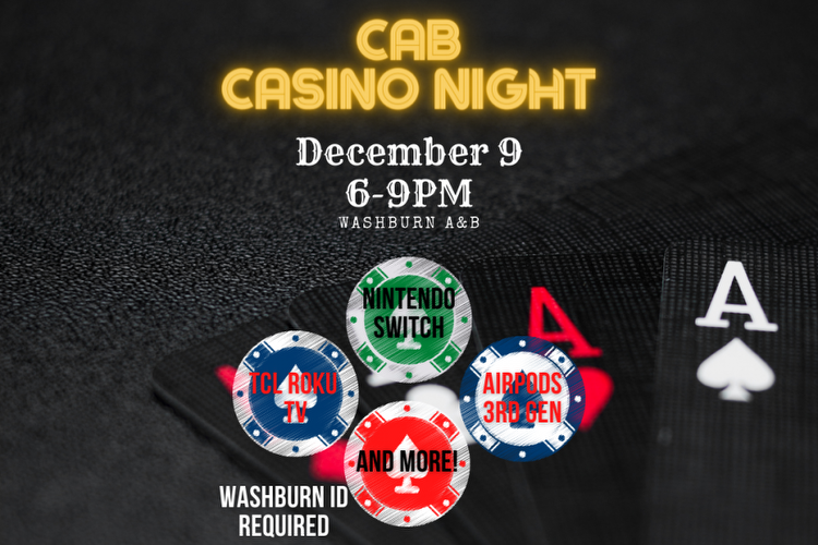 Bod brief: Casino night allows students to win the jackpot
