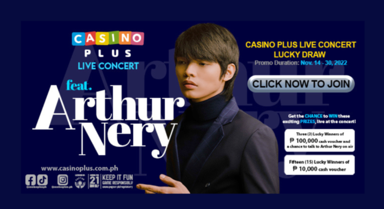 CASINO PLUS to give free Arthur Nery online concert