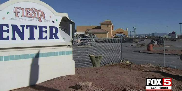 Demolition underway on Station Casinos’ Fiesta Rancho in North Las Vegas