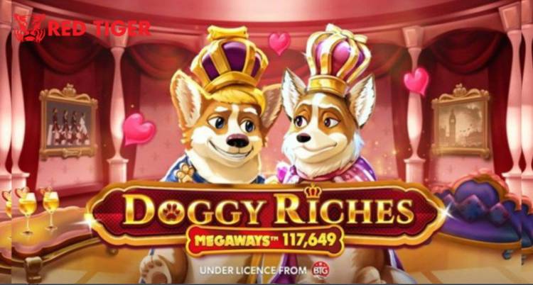 Enjoy Red Tiger's new Doggy Riches Megaways online slot game.