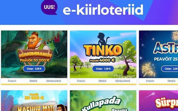 Estonian state: Eesti Loto necessary to introduce less addictive games