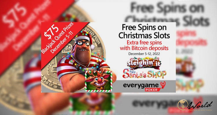 Everygame Poker running festive promo on Holiday-themed slots
