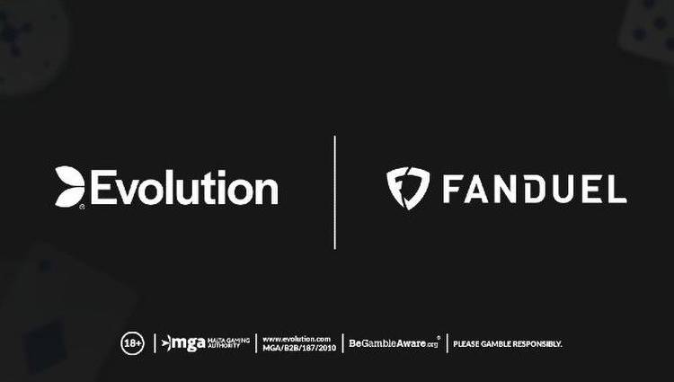 Evolution and FanDuel Group extend live casino deal