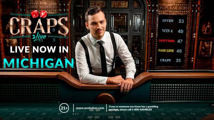 Evolution launches Live Craps in Michigan, its 3rd US state