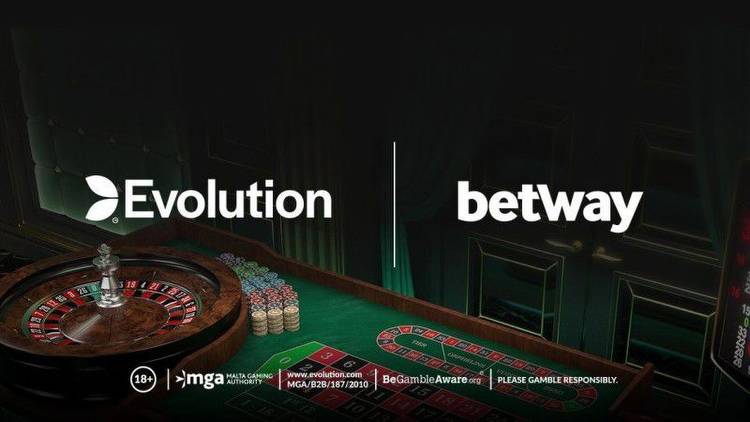 Evolution to provide Betway with Live, "First Person" casino games in NJ and Pennsylvania