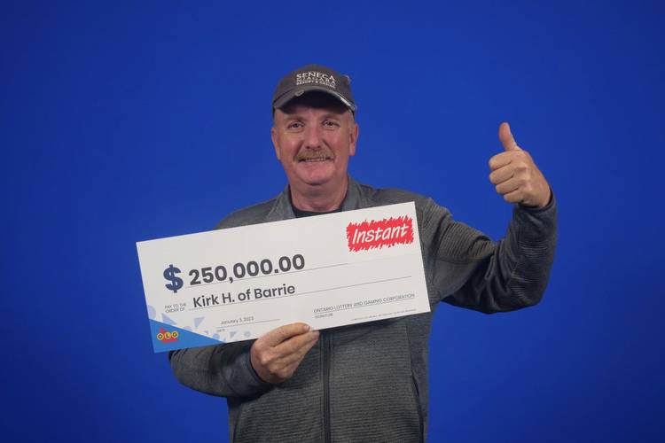 'Eye-opener': Barrie man hits $250K jackpot