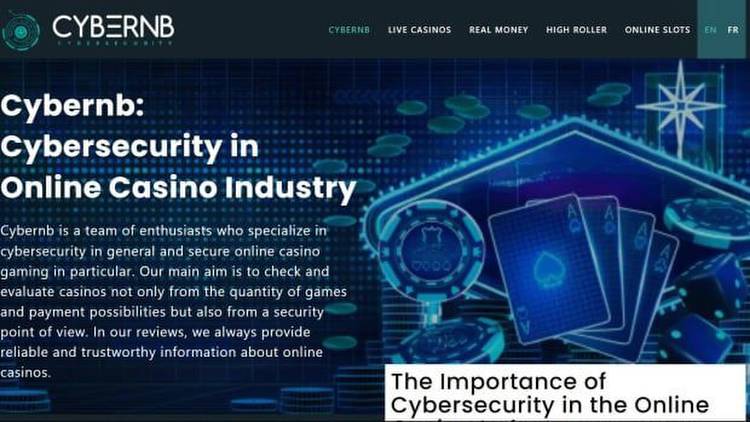 Former CyberNB website now promotes online casinos