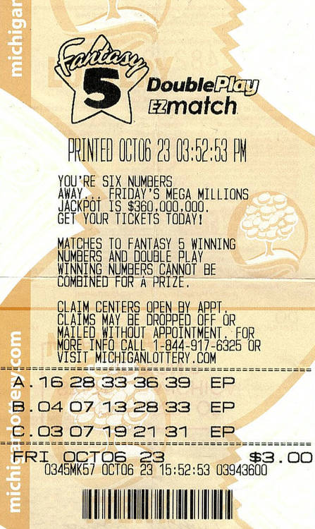 Genesee County Man Wins Half of $626,394 Fantasy 5 Jackpot from the Michigan Lottery