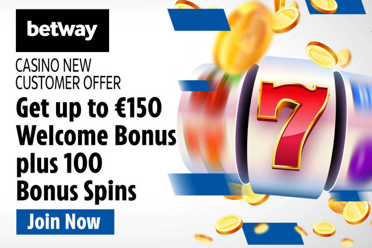 Get 100% deposit bonus up to €150 plus 100 FREE SPINS with Betway casino