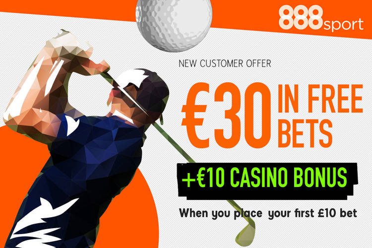 Get €30 in FREE BETS + €10 casino bonus in HUGE 888sport Open Championship 2022 offer