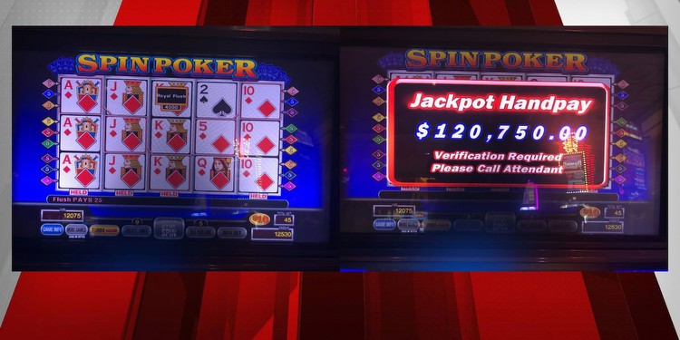 Guest on Las Vegas Strip takes home $120k after hitting jackpot on Spin Poker machine
