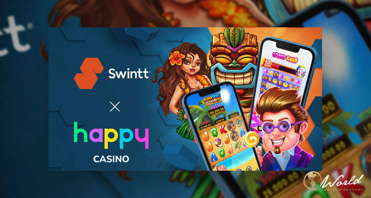 Happy Casino adds Swintt's content to its suite