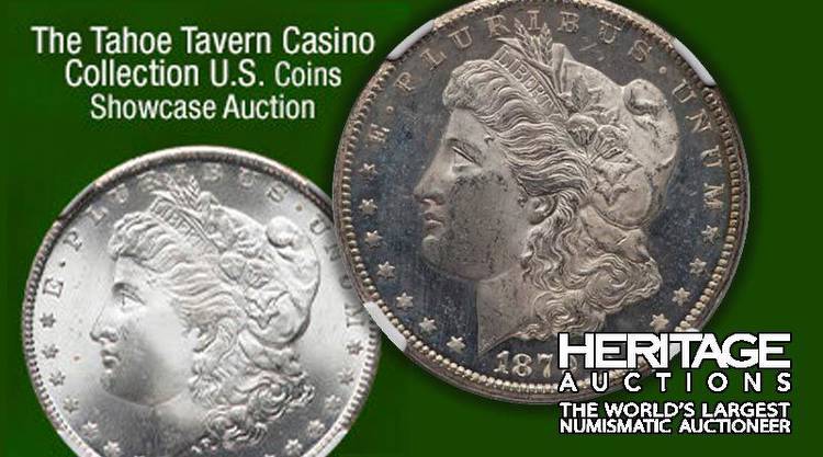 Jackpot! This August, Heritage Offers Hundreds of Uncirculated Morgan Dollars From the Tahoe Tavern Casino
