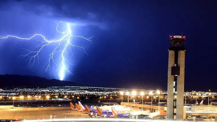 Las Vegas Flooding Videos Show Water Pouring Into Casino, Strip