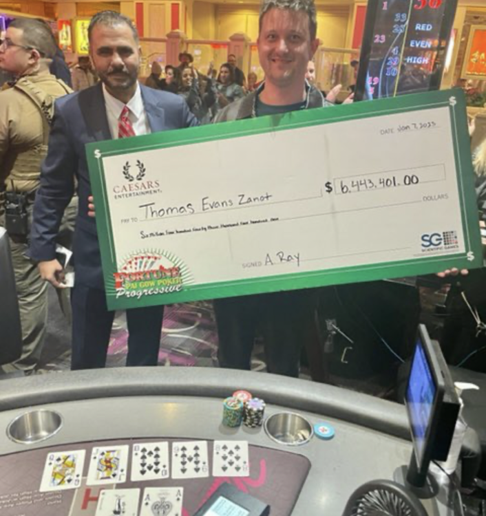 Las Vegas Poker Player Wins $6.4M Pai Gow Jackpot