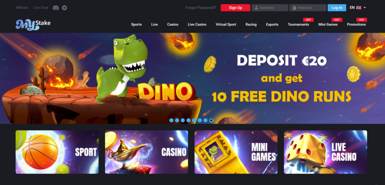 MyStake Casino Review, Bonuses, and Free Spins
