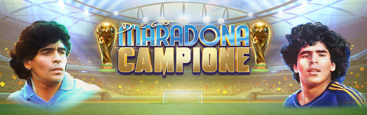 New Branded Slot Game: Diego Maradona Campione by GameArt