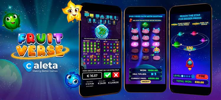New game Fruitverse from Caleta Gaming takes players across spacetime