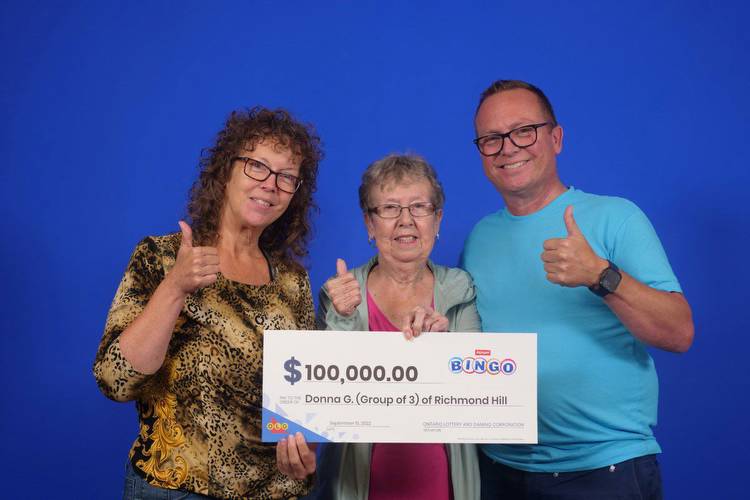 Newmarket man shares $100K lottery win with mom, sister
