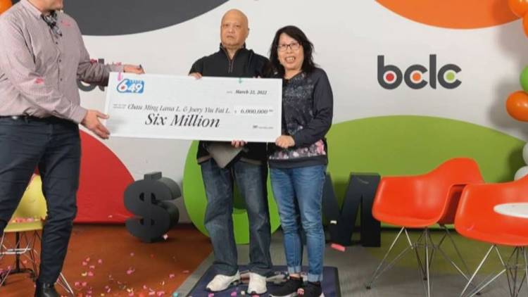Click to play video: 'B.C. couple who played the same numbers for 36 years win $6M lottery'