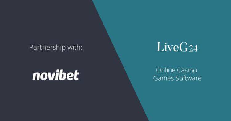 Novibet pens LiveG24 deal for live games