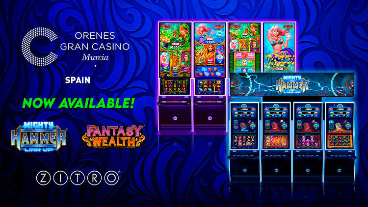 Orenes Gran Casino Murcia adds Zitro's new multi-games Mighty Hammer and Fantasy Wealth