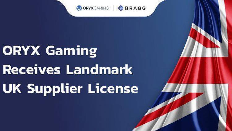 ORYX Gaming granted UK supplier licence