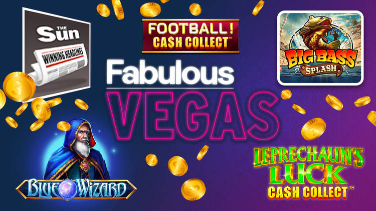 Play these five top slots on Fabulous Vegas using a 100% deposit match bonus