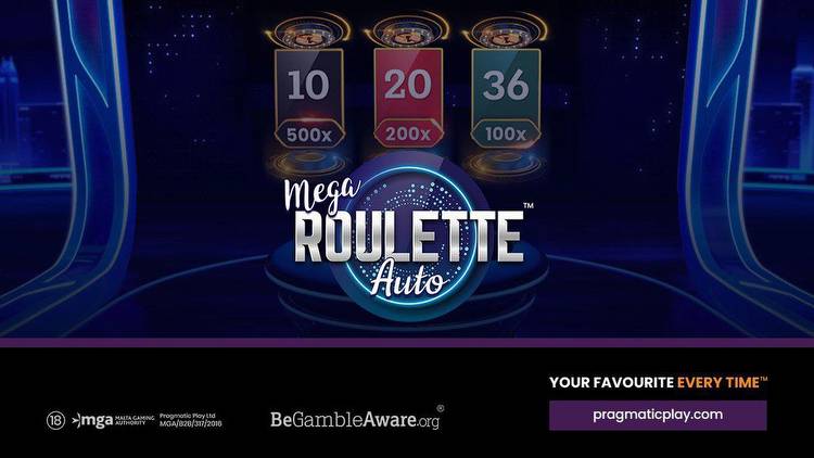 Pragmatic Play launches fast-paced live casino title Auto Mega Roulette