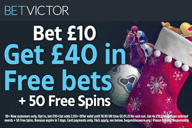 Premier League: Bet £10 and get £40 in free bets plus 50 free spins with BetVictor