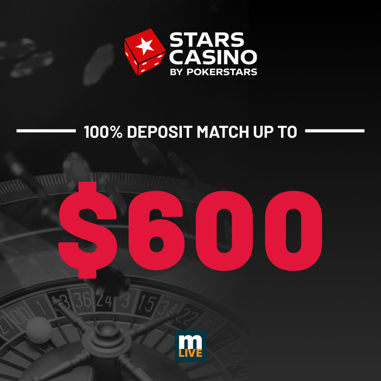 Stars Casino promo: 100% match on your first deposit up to $600.