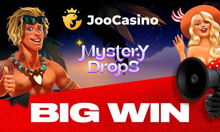 Summer news from Joo Casino: the lucky player caught the MEGA on Mystery Drops