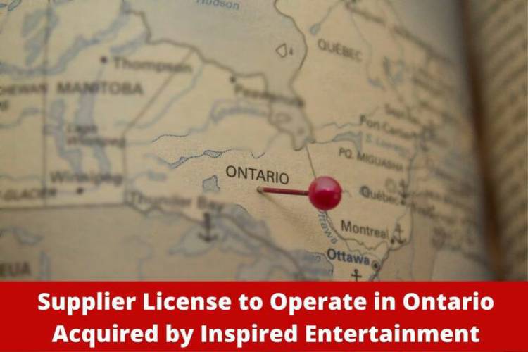 Supplier License to Operate in Ontario Acquired by Inspired Entertainment