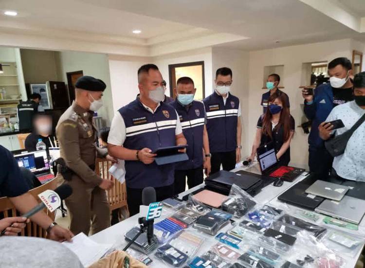 Thai police bust call center gang running online gambling sites