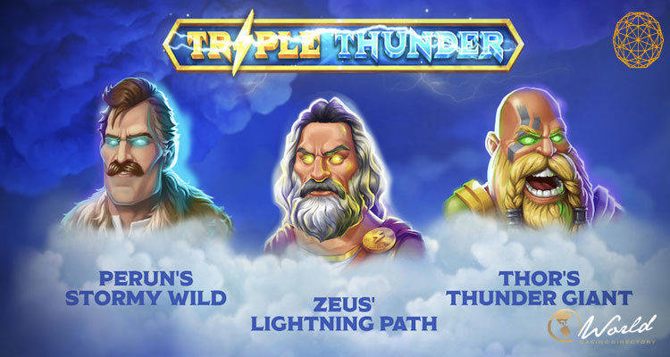Tom Horn Gaming Has Released Triple Thunder Slot Game