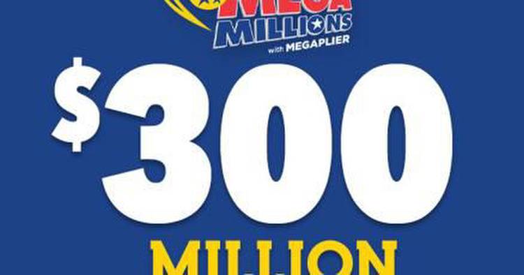 Tuesday’s Mega Millions drawing offers a $300 million jackpot
