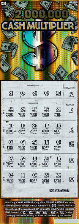 Upper Peninsula Woman Wins $2 Million Playing Michigan Lottery’s $2,000,000 Cash Multiplier Instant Game