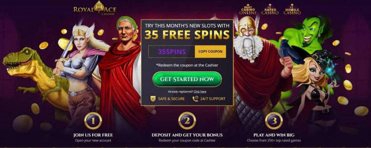 Use Code 35SPINS for 35 Free Spins