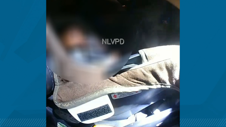 Videos show police rescuing 6-month-old baby left in car outside casino