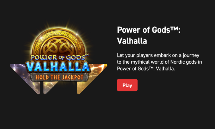 Wazdan journeys to Asgard in the latest launch Power of Gods: Valhalla