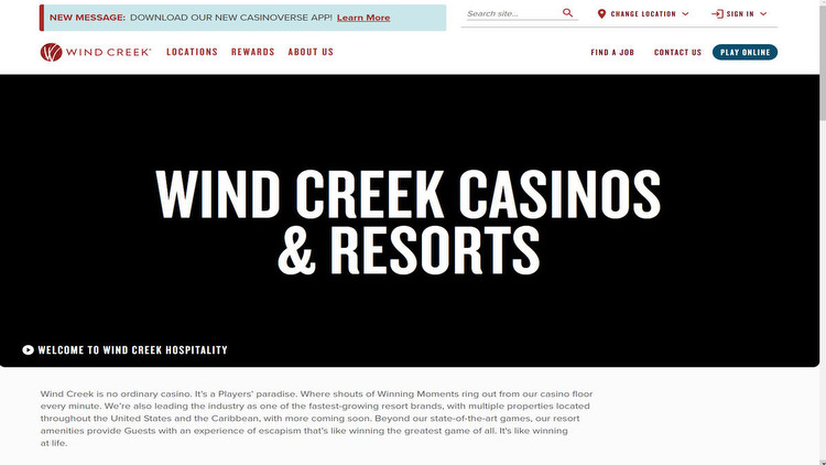 Wind Creek Casino No Deposit Bonus